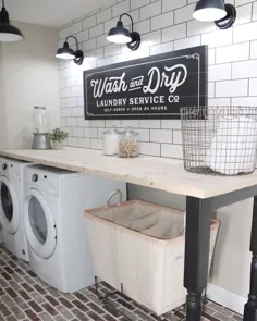 20+ Ausgezeichnete Waschküche Dekor Ideen ، Inspira zu sein
