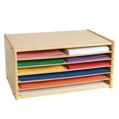 Colorations® سازنده چوبی برای ذخیره سازی کاغذ