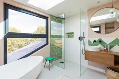 توالت تبدیل حمام معماری Urbanist حمام مدرن چند رنگ |  احترام گذاشتن