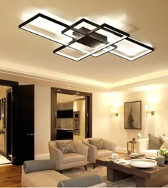 مستطیل آلومینیومی چراغ های سقفی LED مدرن برای اتاق خواب اتاق نشیمن