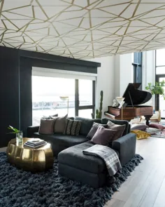 Homepolish طراحی آپارتمان بروکلین با کاغذ دیواری عالی