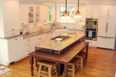 طراحی آشپزخانه 101: ارتفاع و سقف پیشخوان برای صندلی های آشپزخانه - Dura Supreme Cabinetry