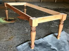نحوه ساخت یک میز ناهار خوری در مزرعه خانه DIY