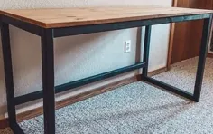 میز کامپیوتر DIY ارزان برای دفتر خانه خود