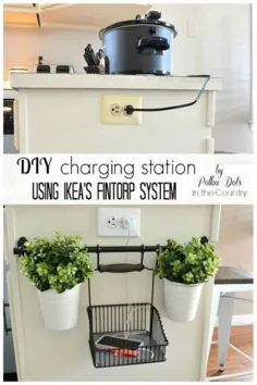 ایستگاه شارژ DIY با استفاده از سیستم Fintorp Ikea