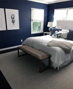 50 ایده برتر برای طراحی اتاق خواب آبی دریایی - آرامش بخشیدن به رنگ های دیوار