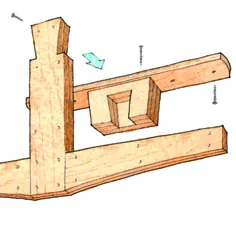 طرح رایگان: قفسه چوبی سربار - FineWoodworking