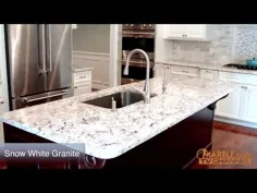 میزهای آشپزخانه گرانیت سفید برفی