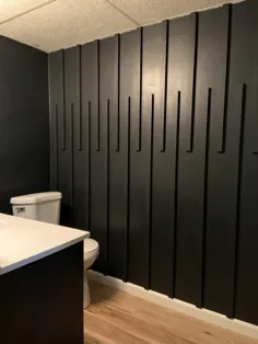 Room Reveal: A Moody Bathroom (با دیواره مروارید) - استودیوی کورتنی لارنس
