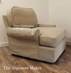 طراحی Slipcover: نحوه مدیریت درزهای بازوی بیرونی
