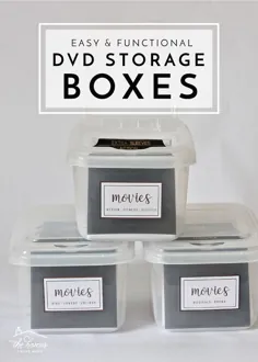 جعبه های ذخیره سازی DVD آسان و کاربردی