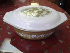 در فروش Vintage Spring Blossom Pyrex Casserole Dish 1.5 Quart |  اتسی