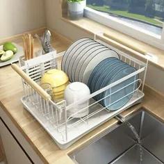 ظروف آشپزخانه قفسه آشپزخانه مدرن خشک کن رک ظروف ذخیره سازی رک ظروف جدید