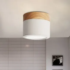 راهرو حمام چراغ سقفی کوچک اکریلیک Macaron Loft - سفید نزدیک به چراغ های سقفی