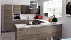 طرح های ساده آشپزخانه مدرن - طرح های آشپزخانه |  طرح های آشپزخانه کوچک