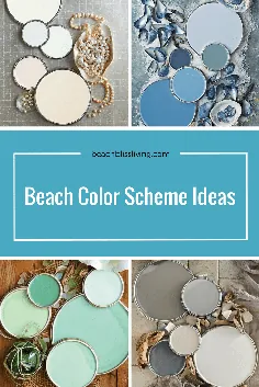 طرح های رنگی رنگ ساحلی با الهام از ساحل