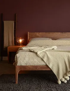 تختخواب دست ساز کامدن |  تخت چوب جامد |  شرکت تختخواب طبیعی