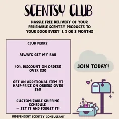 به باشگاه Scentsy Club بپیوندید |  برنامه اشتراک با امتیازات عالی