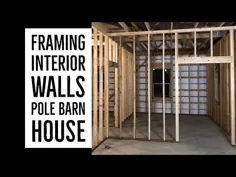 قاب بندی دیوارهای داخلی Pole Barn House Ep 15