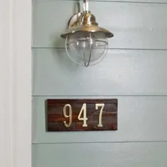 شماره های خانه مدرن خود را از قرن میانه و خود بسازید