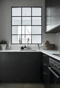 پنجره بین آشپزخانه و اتاق خواب - طراحی COCO LAPINE