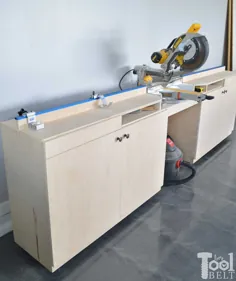 Mobile Mitre Saw Station and Storage - کمربند ابزار او