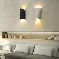10W گرم سفید پله دیواری اتاق خواب نور لامپ لامپ چراغ راه راه نور