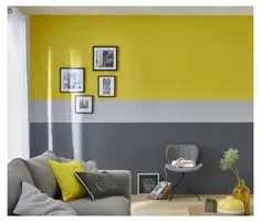 نقاشی دیواری لهجه زرد