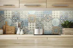 کاغذ دیواری لایه بردار و استیک کاشی مراکشی در رنگهای خنثی و خاکستری توسط NextWa