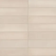 کاشی دیواری سرامیکی مات Makoto 2 "x 10" در تاتامی بژ