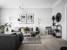 〚خاکستری هنوز در روند است: آپارتمان شیک در استکهلم〛 ◾ عکس ◾ ایده ها ◾ طراحی