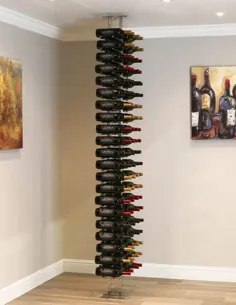 قفسه های نوشیدنی از کف تا سقف - 84 بطری |  Ultra Wine Racks & Clarlars