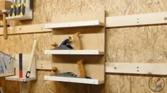 Werkzeughalter selber bauen (کروات فرانسوی Werkzeugwand) - Holzhandwerk