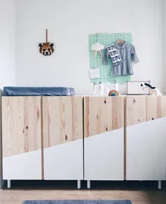 IKEA IVAR Hack: قفسه چوبی در اتاق کودکان - وبلاگ Limmaland