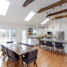 نوسازی آشپزخانه North Hillsborough با سقف های طاق دار |  صفحه اصلی CQC