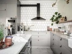 آشپزخانه دنج و با رنگ سبز - طراحی COCO LAPINE