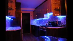 نحوه نصب چراغ های نواری LED در زیر کابینت های آشپزخانه (نور LED زیر کابینت) DIY