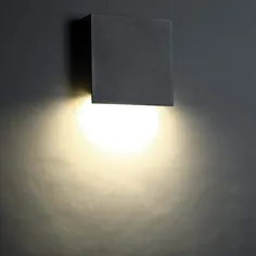 اشکال مدرن چراغ دیواری بیرونی LED با برنز بالا 10 "- # 59F23 | لامپ های Plus