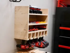 نحوه ساخت یک ایستگاه شارژ مته DIY و پایه کار 2x4