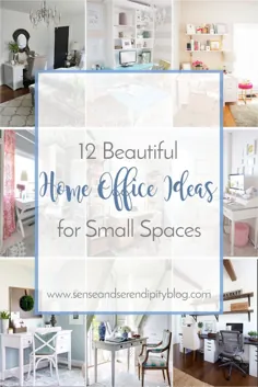 12 ایده زیبای دفتر خانه برای فضاهای کوچک |  حس و سرندپیتی
