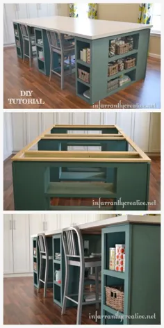 Large Craft Table آموزش DIY - مجله DIY