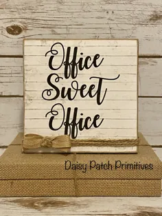 Office Sweet Office SignRustic Farmhouse Farm Office |  اتسی