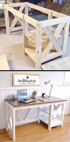 میز چوبی ساده بسازید