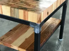 بلوک قصاب جدول پایان چوب بازیابی شده