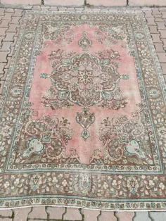 فرش بزرگ / فرش پرنعمت ایرانی / فرش اوشاک / فرش پشمی / |  اتسی