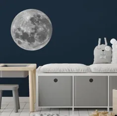 برچسب دیواری ماه کامل برچسب دیواری فضا دیواری ماه |  اتسی