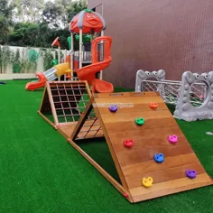 تجهیزات زمین بازی کودکان در فضای باز برای مهد کودک