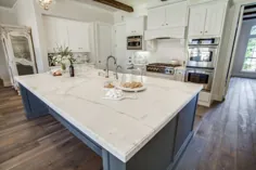 آشپزخانه سنگ مرمر اضافی Calacatta Gold Borghini |  گالری سنگ آریا