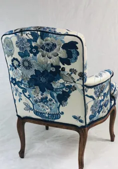 می توان صندلی پرنعمت آبی و سفید را به فروش رساند - دوباره فروخت و دوباره تزئین کرد