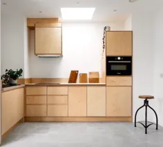 درهای آشپزخانه تخته سه لا Baltic Birch دست ساز در انگلستان می تواند واحدهای Ikea Metod را جای دهد |  eBay